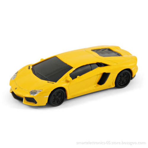 Plastic Car-shaped USB Flash Drives, 64MB-128GB, Free Printing, Custom Package,Grade A